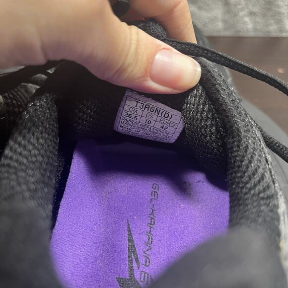 ASICS GT-1000 2 Womens Size 10 Wide Black Mesh Comfort Low Top Running Shoes - Picture 8 of 10